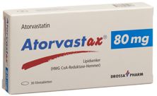 Atorvastax cpr pell 80 mg 30 pce, image principale