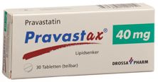 Pravastax cpr 40 mg 30 pce, image principale
