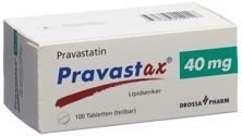 Pravastax Tabl 40 mg 100 Stk, Hauptbild