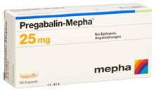 Pregabalin Mepha Kaps 25 mg 56 Stk, Hauptbild