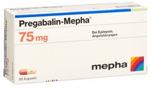 Pregabalin Mepha Kaps 75 mg 56 Stk, Hauptbild
