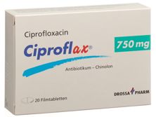 Ciproflax cpr pell 750 mg 20 pce, image principale
