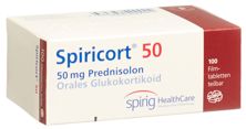 Spiricort cpr pell 50 mg 100 pce, image principale