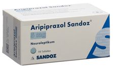 Aripiprazol Sandoz Tabl 5 mg 98 Stk, Hauptbild