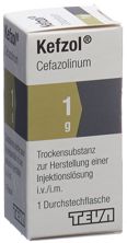 Kefzol subst sèche 1 g flac, image principale