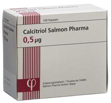 Calcitriol Salmon Pharma Kaps 0.5 mcg 100 Stk, Hauptbild