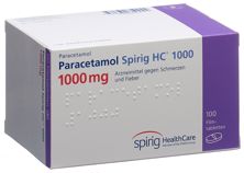 Paracetamol Spirig HC Filmtabl 1000 mg 100 Stk, Hauptbild