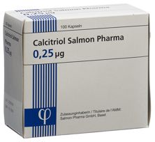 Calcitriol Salmon Pharma caps 0.25 mcg 100 pce, image principale