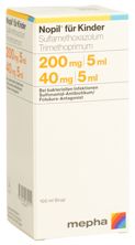 Nopil sirop enf 200/40mg fl 100 ml, image principale