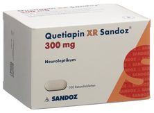 Quétiapine XR Sandoz cpr ret 300 mg 100 pce, image principale