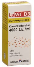 LuVit D3 ölige Lös 4000 IE/ml zur Prophylaxe 10 ml, Hauptbild