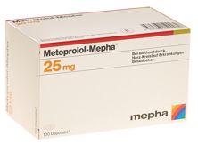 Metoprolol Mepha Depotabs 25 mg 100 Stk, Hauptbild