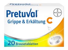 Pretuval Grippe und Erkältung C Brausetabl 20 Stk, Hauptbild