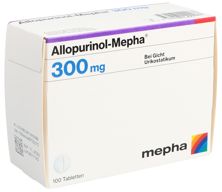 Allopurinol Mepha Tabl 300 mg 100 Stk, Hauptbild
