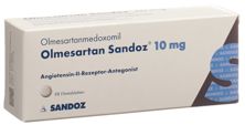 Olmésartan Sandoz cpr pell 10 mg 98 pce, image principale