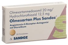 Olmesartan Plus Sandoz Filmtabl 20/12.5mg 28 Stk, Hauptbild