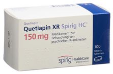 Quétiapine XR Spirig HC cpr ret 150 mg 100 pce, image principale
