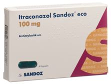 Itraconazole Sandoz eco 4 caps 100 mg 4 pce, image principale
