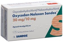 Oxycodon-Naloxon Sandoz Ret Tabl 20/10 mg 60 Stk, Hauptbild