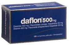 Daflon Filmtabl 500 mg 120 Stk, Hauptbild