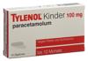 Tylenol enfants supp 100 mg 10 pce, image principale