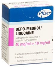 Depo-Medrol Lidocaïne 40 mg/ml flac 1 ml, image principale