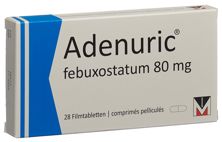 Adenuric Filmtabl 80 mg 28 Stk, Hauptbild