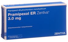 Pramipexol ER ZentivaRet Tabl 3 mg 30 Stk, Hauptbild