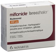 Miflonide Breezhaler caps inh 200 mcg 60 pce, image principale