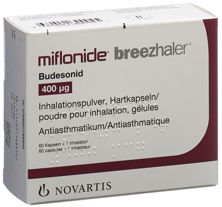 Miflonide Breezhaler Inh Kaps 400 mcg 60 Stk, Hauptbild