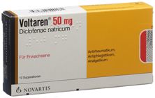 Voltaren Supp 50 mg Erw 10 Stk, Hauptbild