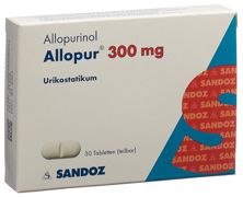 Allopur Tabl 300 mg 30 Stk, Hauptbild