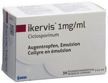 Ikervis Gtt Opht 1 mg/ml 30 Monodos 0.3 ml, Hauptbild
