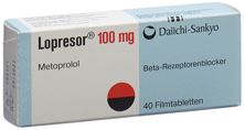 Lopresor cpr pell 100 mg 40 pce, image principale