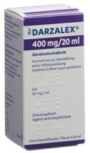 Darzalex conc perf 400 mg/20ml (#) flac 20 ml, image principale