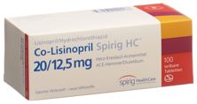 Co-Lisinopril Spirig HC Tabl 20/12.5 mg 100 Stk, Hauptbild