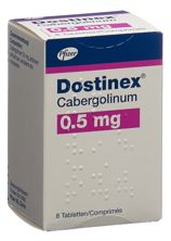 Dostinex Tabl 0.5 mg Ds 8 Stk, Hauptbild