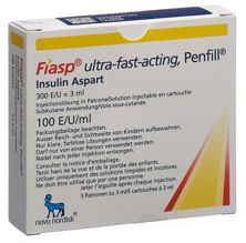 Fiasp Penfill Inj Lös 100 E 5 Patrone 3 ml, Hauptbild