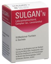 Sulgan-N Medizinal-Tüchlein in Sachets 10 Stk, Hauptbild