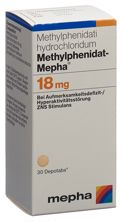 Methylphenidat Mepha Depotabs 18 mg Ds 30 Stk, Hauptbild
