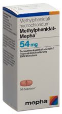Methylphenidat Mepha Depotabs 54 mg Ds 30 Stk, Hauptbild