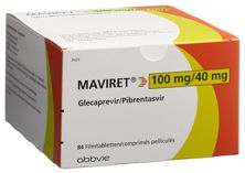 Maviret Filmtabl 100mg/40mg 84 Stk, Hauptbild