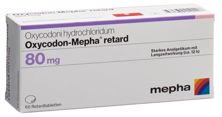 Oxycodon Mepha Ret Tabl 80 mg 60 Stk, Hauptbild