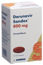 Darunavir Sandoz Filmtabl 800 mg Ds 30 Stk, Hauptbild
