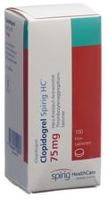 Clopidogrel Spirig HC Filmtabl 75 mg Ds 100 Stk, Hauptbild
