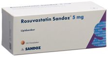 Rosuvastatin Sandoz Filmtabl 5 mg 100 Stk, Hauptbild