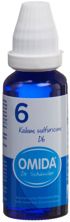 Omida Schüssler Nr6 Kal sulf Dil D 6 Fl 30 ml, Hauptbild