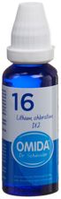 Omida Schüssler Nr16 Lithi chlor Dil D 12 Fl 30 ml, Hauptbild