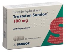 Trazodone Sandoz cpr 100 mg 30 pce, image principale