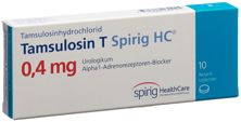 Tamsulosin T Spirig HC Ret Tabl 0.4 mg 10 Stk, Hauptbild
